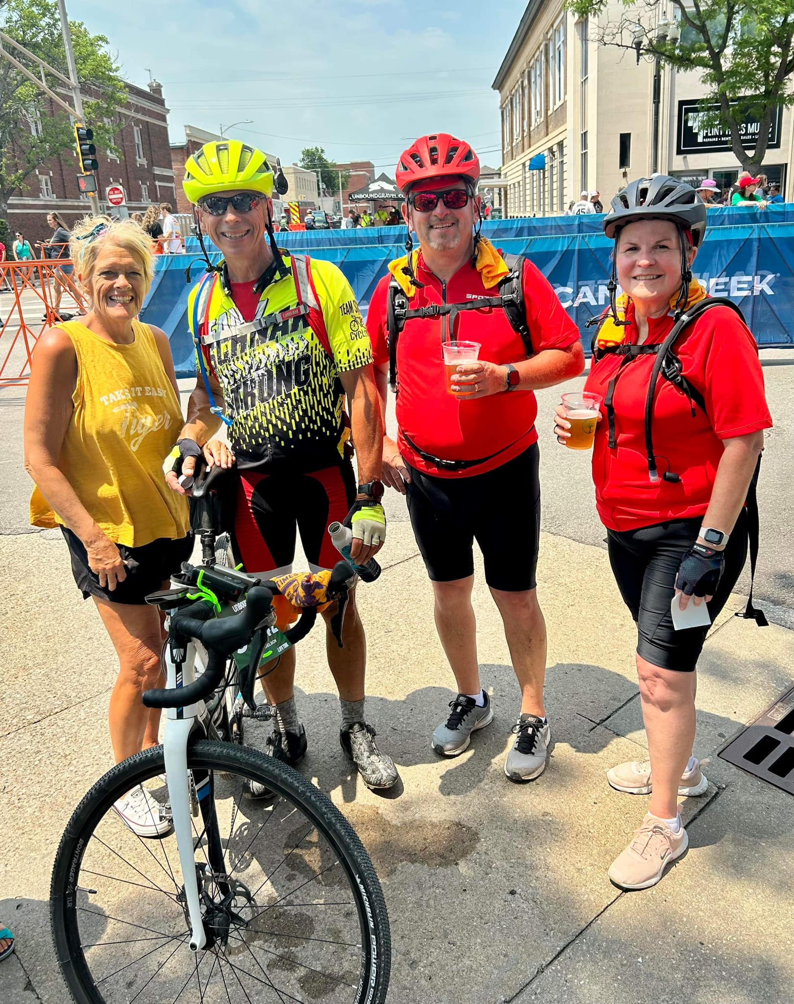 deputies at the unbound gravel race