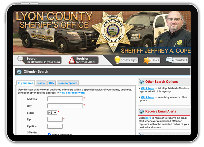 Lyon County Sex Offender Watch Program